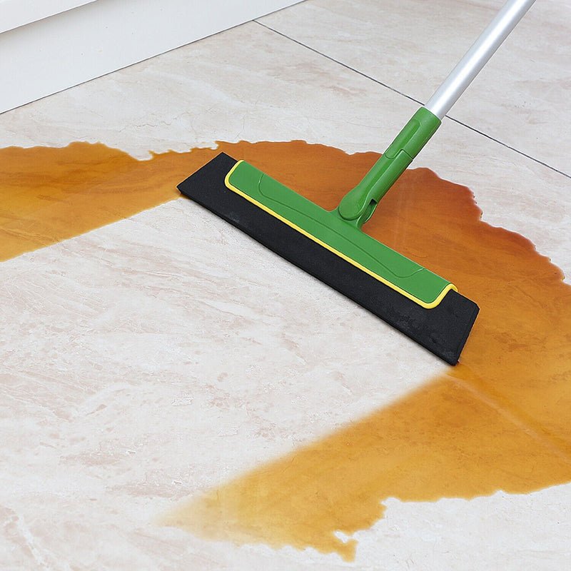 Long Handle Floor Squeegee Broom Foam Squeegee for Shower Bathroom - NuSea