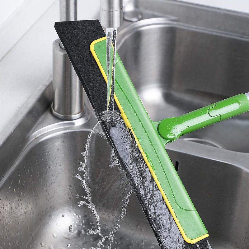 Long Handle Floor Squeegee Broom Foam Squeegee for Shower Bathroom - NuSea