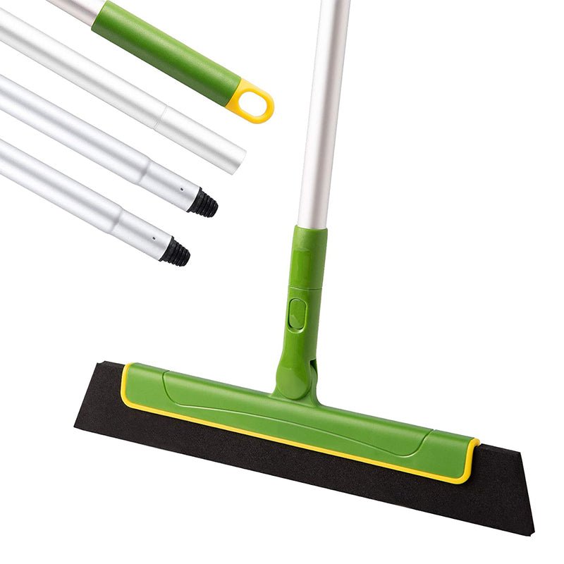 Long Handle Floor Squeegee Broom Foam Squeegee for Shower Bathroom - NuSea