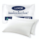 Luxor Australian Made Hotel Quality Pillow Standard Size Twin Pack - NuSea