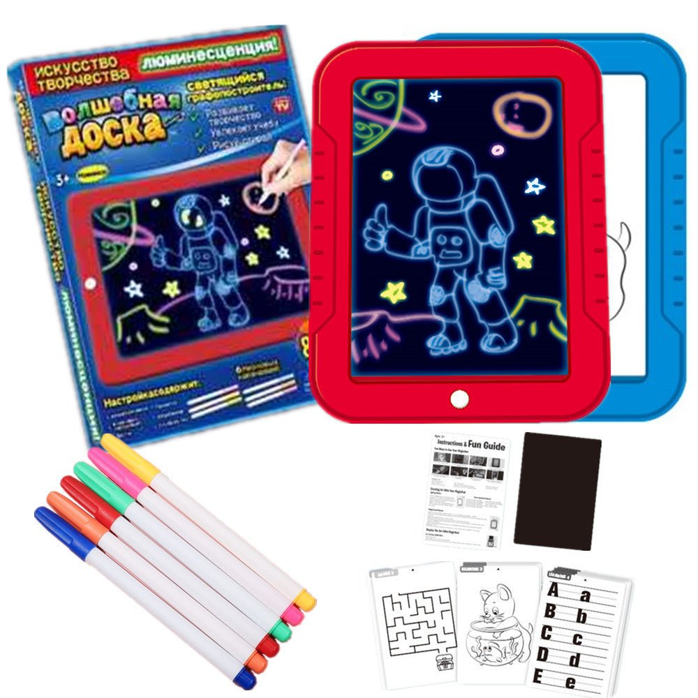 Magic Drawing Pad Electronics LED Writing Board Creative Art For Children - NuSea