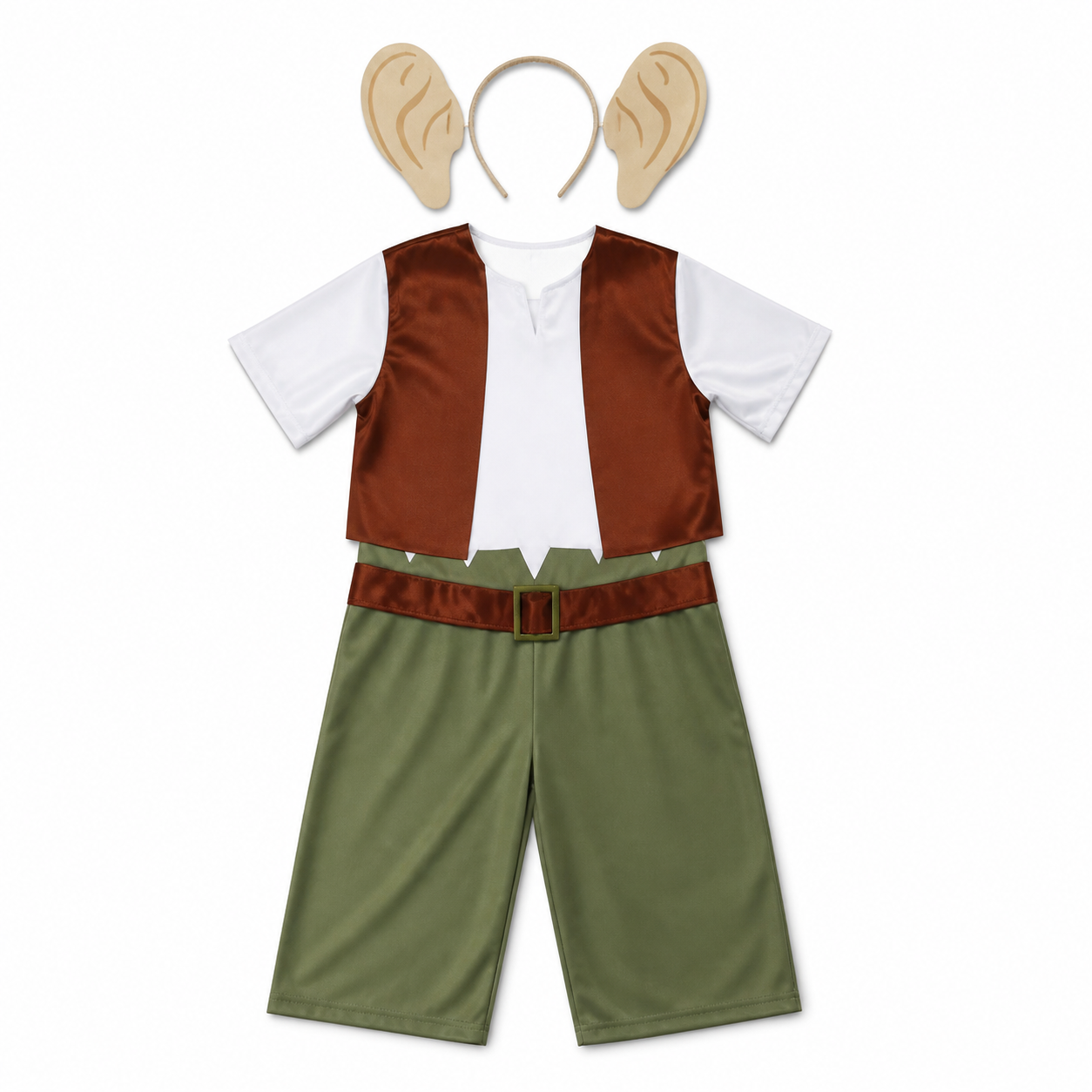 Kids’ Nice Giant Costume – Jumpsuit & Ears Headband white background product image