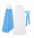 Kids’ Mary Costume – Robe, Headpiece & Waist Tie white background product image