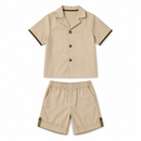 Kids’ Khaki Explorer Costume – Shirt & Shorts white background product image