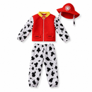Kids’ Dalmatian Patrol Costume – Hat, Top & Pants white background product image