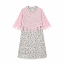 Kids’ Floral Grandma Costume – Dress & Pink Shawl white background product image
