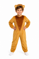 Kids’ Lion Costume – Jumpsuit & Ear Headband white background product image