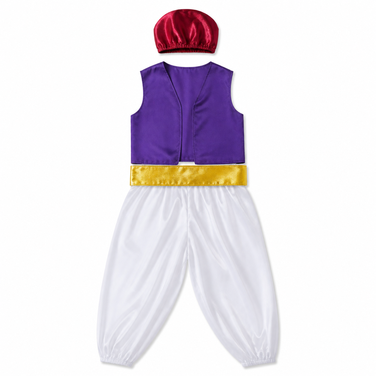 Kids’ Prince of Thieves Costume – Four-Piece Set white background product image
