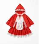 Kids’ Classic Blue Storybook Dress – Dress & Ribbons white background product image