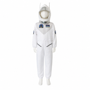 Kids’ White Astronaut Costume – Hooded Top & Pants white background product image
