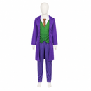 Kids’ Purple Clown Costume – Jacket Top & Pants white background product image