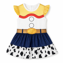 Kids’ Cartoon Cowgirl Dress Costume white background product image