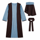 Kids’ Blue Shepherd Costume – Tunic, Belt & Headpiece white background product image