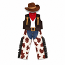 Kids’ Wild West Cowboy Costume Set white background product image