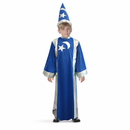 Kids’ Blue Wizard Costume – Tunic & Pointed Hat white background product image