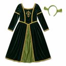 Kids’ Princess Ogre Costume – Dress & Ears white background product image