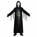 Kids’ Zombie Grim Costume – Mask, Tunic & Gloves white background product image