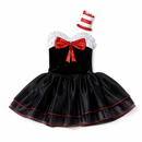 Kids’ Silly Cat Girl Costume – Dress & Headpiece white background product image