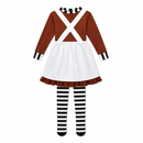 Kids’ Chocolate Helper Girl Costume Set white background product image