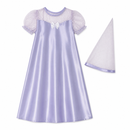Kids’ Lavender Princess Dress & Hat Costume white background product image