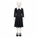 Kids’ Black Star Goth Girl Dress Costume white background product image