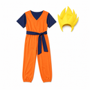 Kids’ Cartoon Martial Artist Costume – Jumpsuit & Headpiece white background product image