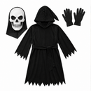 Kids’ Grave Ghoul Costume – Mask, Tunic, Belt & Gloves white background product image