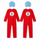 Kids’ Red Character 1 & 2 Boy Costume white background product image