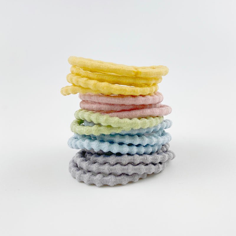 MANGO JELLY Kids Hair Ties (3cm) - Bubbly Milky - One Pack - NuSea