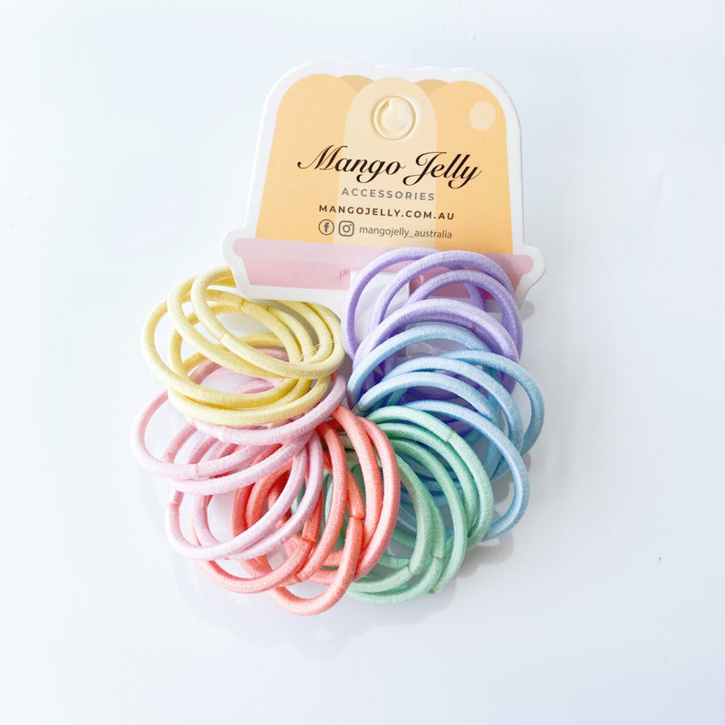 MANGO JELLY Kids Hair Ties (3cm) - Classic Candy - One Pack - NuSea