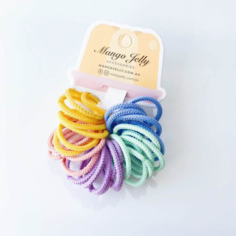 MANGO JELLY Kids Hair Ties (3cm) - Ring Candy - One Pack - NuSea