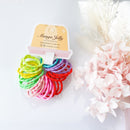 MANGO JELLY Kids Hair Ties (3cm) - Silky Pop Mixed - One Pack - NuSea