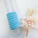 MANGO JELLY Metal Free Hair ties (4.5cm) - School Colour Light Blue 10P - One Pack - NuSea