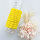 MANGO JELLY Metal Free Hair ties (4.5cm) - School Colour Yellow 10P - One Pack - NuSea