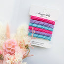 MANGO JELLY Metal Free Textured Hair ties 4cm (Thick) - Mermaid - One Pack - NuSea