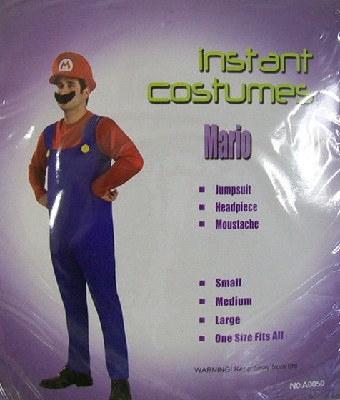 MAN'S COSTUME MARIO - NuSea