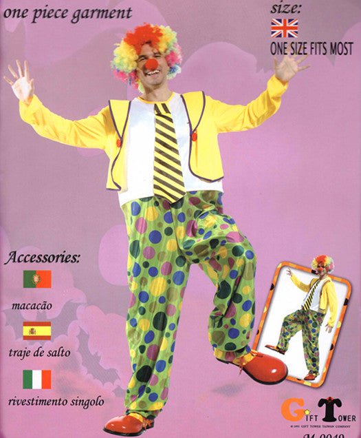 MAN&#x27;S COSTUME CLOWN - NuSea