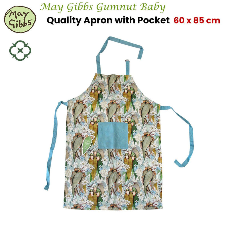May Gibbs Gumnut Baby Cotton Apron 60 x 85 cm - NuSea