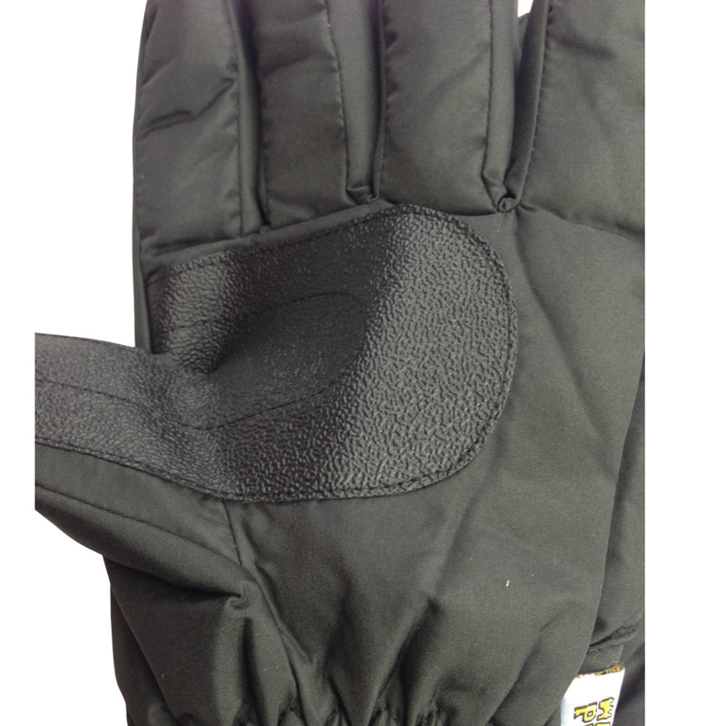 Mens Thermal Ski Gloves Waterproof Warm Winter Snow Insulation Plain - Black - S/M - NuSea