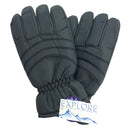 Mens Thermal Ski Gloves Waterproof Warm Winter Snow Insulation Plain - Black - S/M - NuSea