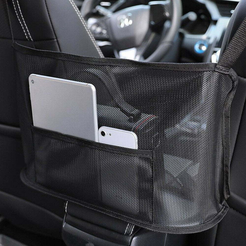 Mesh Handbag Holder and Car Storage Seat Gap Organizer - NuSea