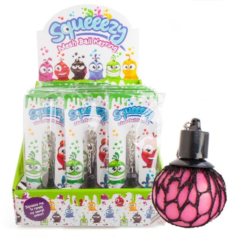 Mesh Squish Ball Keyring (SENT AT RANDOM) - NuSea