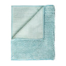Microfiber Shower & Bathroom Bath Mat Non Slip Soft Pile Design (Aqua) - NuSea