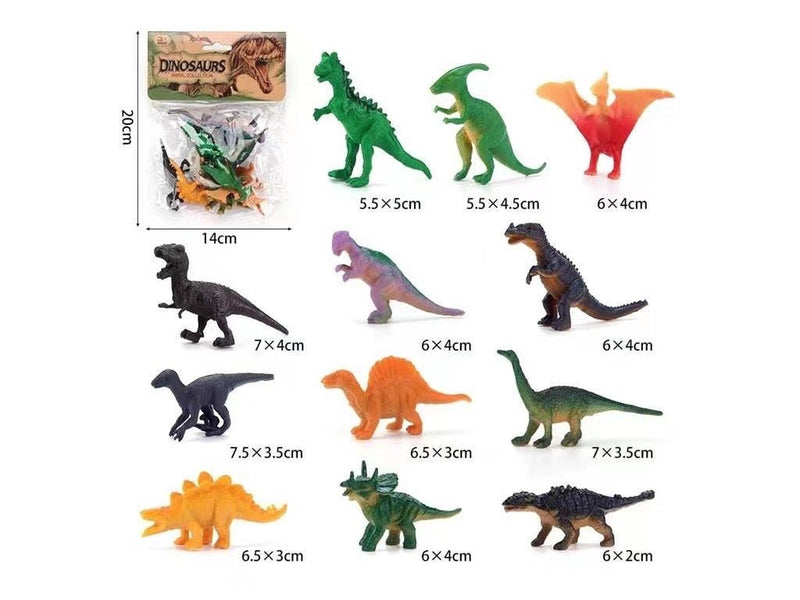 Mini simulated Animals Action Figures Toys 6 Assorted types - NuSea