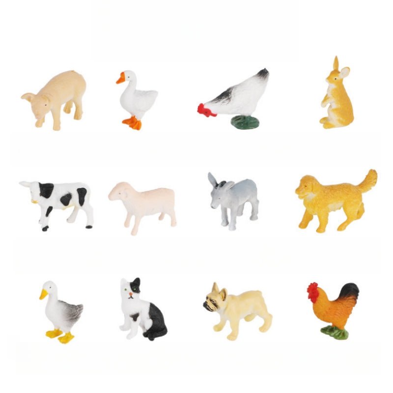 Mini simulated Animals Assorted Action Figures Toys - NuSea