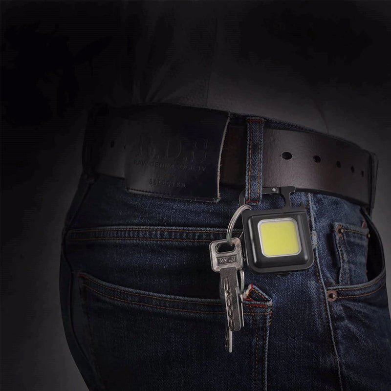 Mini Waterproof Pocket Torch LED Keychain Flashlight USB Charging - NuSea