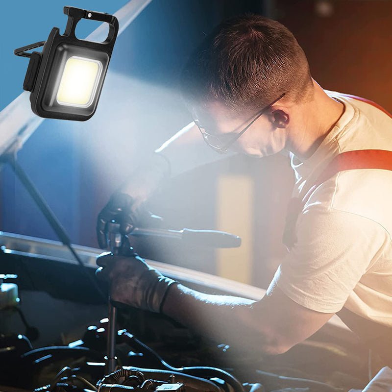 Mini Waterproof Pocket Torch LED Keychain Flashlight USB Charging - NuSea