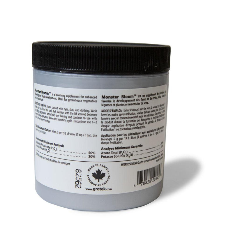Monster Bloom Hydroponic Fertiliser 130g Grotek Fertilizer Additive Hydroponics - NuSea