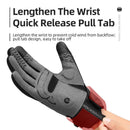 MTB Heated Gloves Large for Mountain Road Bike Breathable Winter Autumn Cycling Camping Running Outdoor Sport Rockbros - NuSea