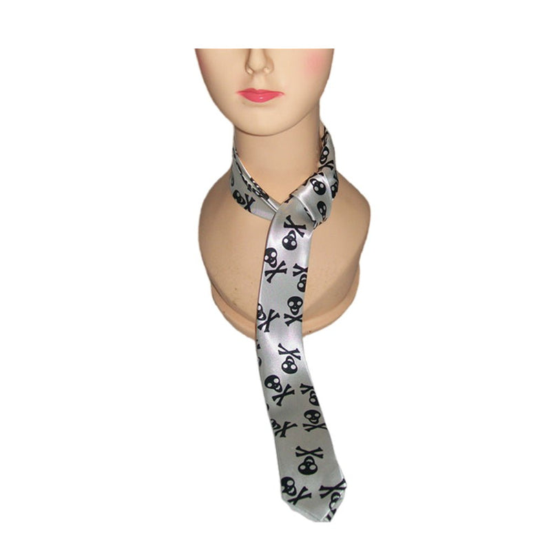 Narrow ties with skeleton print - NuSea